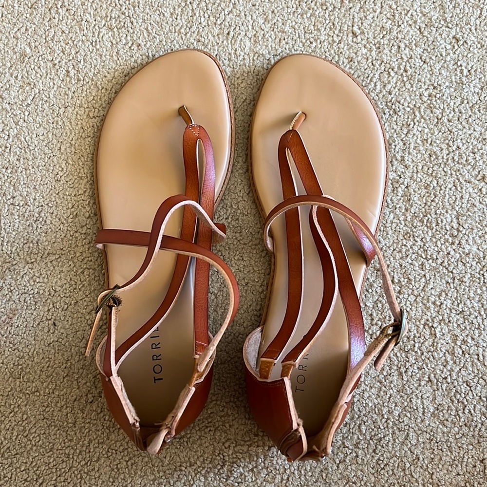 Gladiator style brown sandal